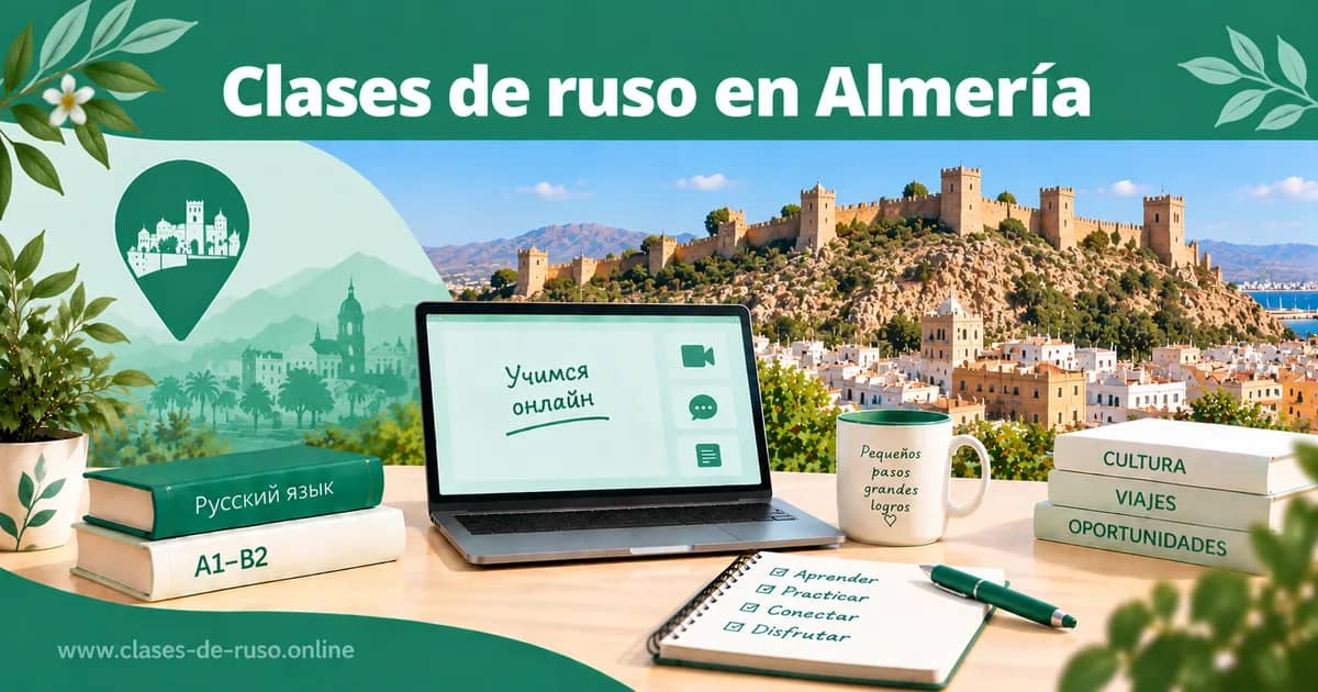 Tarjeta para compartir: Clases de ruso en Almería