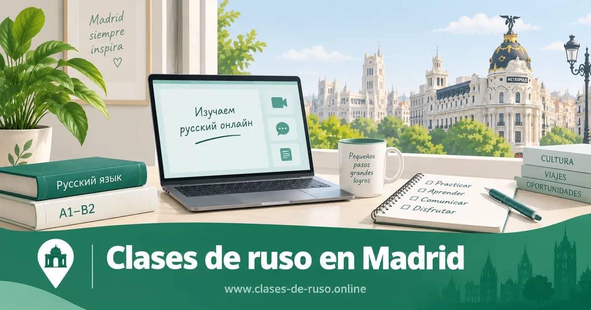 Tarjeta para compartir: Clases de ruso en Madrid